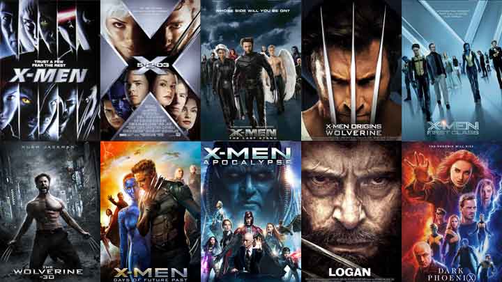 X-Men Movies in Order